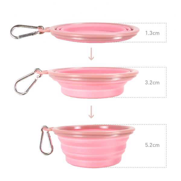 Quick Bite Collapsible Travel - Pink