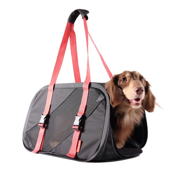Foldable Pet Travel - Black & Red